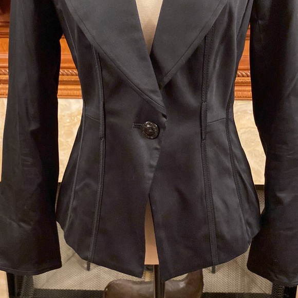 WHBM Black Jacket. NWOT - Picture 3 of 10